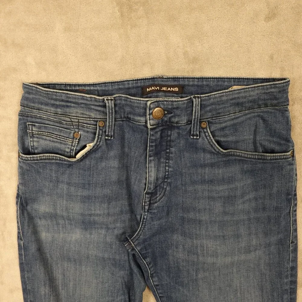 Mavi jeans Marcus slim straight leg men's 32x32 blue denim‎